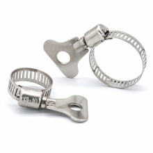 304 Stainless Steel 6-63mm American Key-type Worm Drive Hose Clip Pipe Clamp for Water Pipe Plumbing Automotive Mechanical